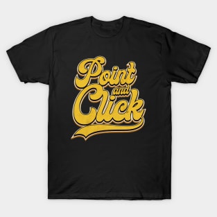 Point and Click Lettering T-Shirt